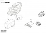 Bosch 3 601 EA0 301 Gho 18 V-Li Portable Planer 18 V / Eu Spare Parts